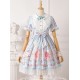 Strawberry Witch Blueberry Dolly Collar Short Sleeve One Piece